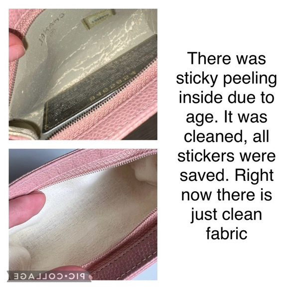 Rare Chanel Pink Caviar Cosmetic Pouch - Picture 7 of 7